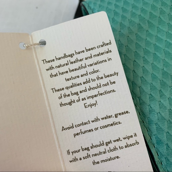 Authentic Trina Turk Tri Colored Leather Clutch - Picture 9 of 11